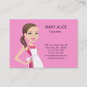 Baker or Culinary Teacher Business Card