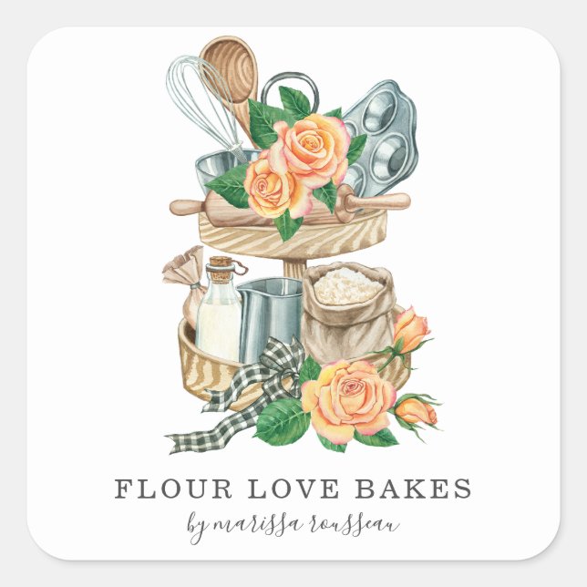 Baker Pastry Chef Bakers Tools Product Label (Front)