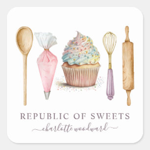 Baker Pastry Chef Baker's Utensils Product Labels