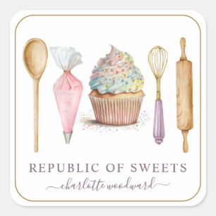 Baker Pastry Chef Baker's Utensils Product Labels