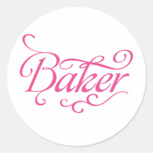Baker Pink Sticker