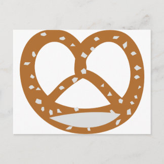 baker pretzel bakery logo symbol postcard