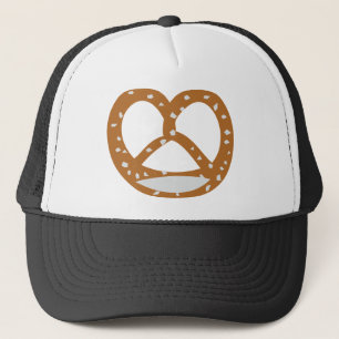 baker pretzel bakery logo symbol trucker hat