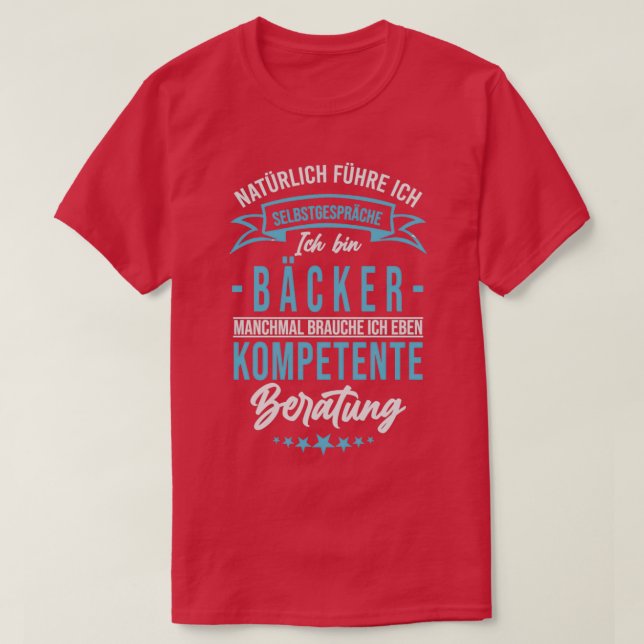 Baker Saying Funny Profession Master Baker T-Shirt (Design Front)