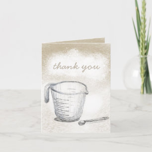 Baker stationery, you are appreciated thank you card