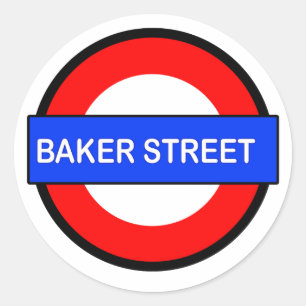 Baker Street Underground station Classic Round Sticker