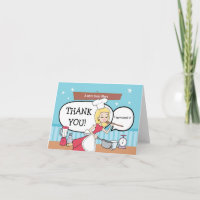 Baker Thank you Card