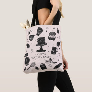Baker Utensils Bakery Business Tote Bag