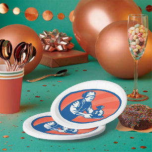 Baker With A Plate Of Money Paper Plates