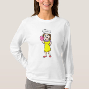 Baker with Cooking apron & Oven gloves T-Shirt