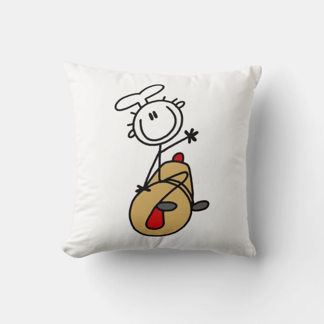 Baker With Rolling Pin Cushion (Front)