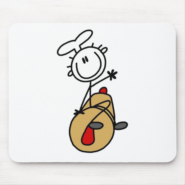 Baker With Rolling Pin Mouse Mat (Front)