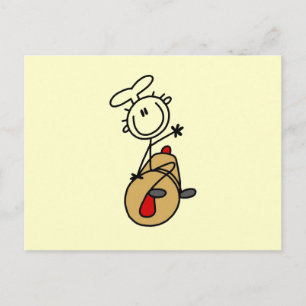 Baker With Rolling Pin Postcard