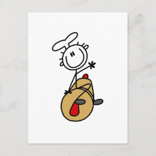 Baker with Rolling Pin Tshirts and Gifts Postcard