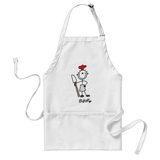 Baker with Scraper Standard Apron (Front)