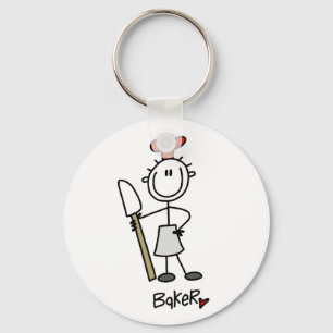 Baker with Scraper Tshirts and Gifts Key Ring