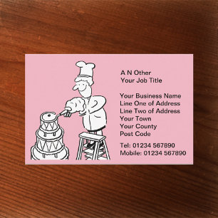 Bakers, Baking, & Cake Making Business Card