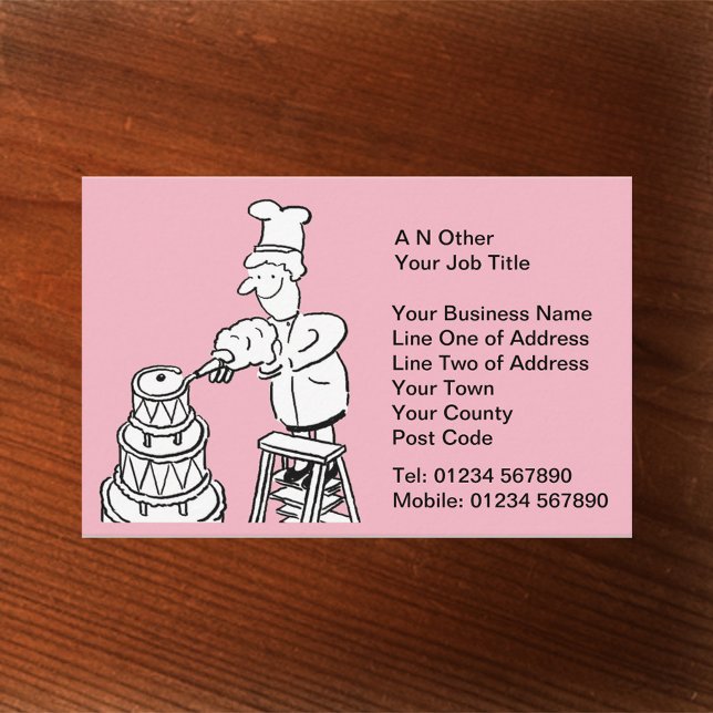 Bakers, Baking, & Cake Making Business Card (Creator Uploaded)