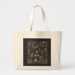 Bakers & Cake Designers – Elegant & Functional Large Tote Bag