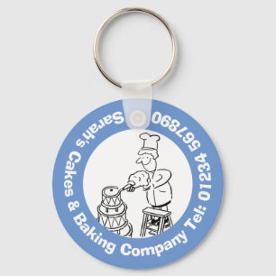 Bakers, Cake Making & Baking Key Ring