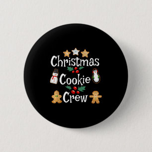 Bakers Christmas Cookie Crew Family Baking Team Ho 6 Cm Round Badge