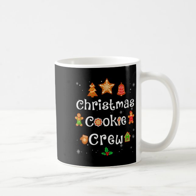 Bakers Christmas Cookie Crew Family Baking Team Ho Coffee Mug (Right)