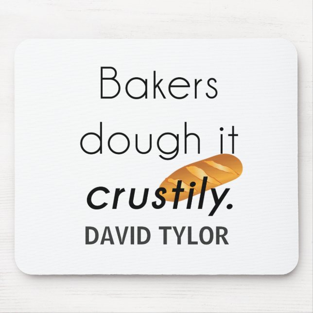 Bakers Do it! Mouse Mat (Front)