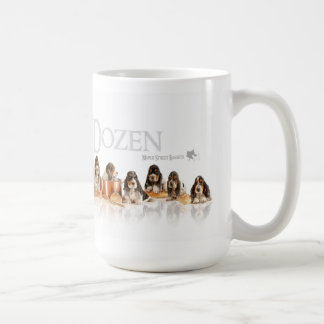 Bakers Dozen Basset Hound Puppies Mug