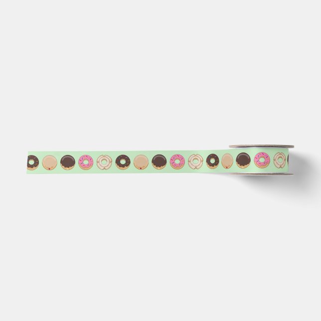 Bakers Dozen Doughnuts Satin Ribbon (Front)