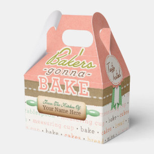Bakers Gonna Bake Personalised Favour Boxes