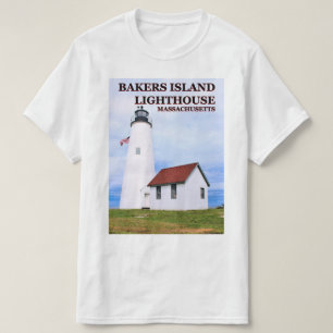 Bakers Island Lighthouse, Massachusetts T-Shirt