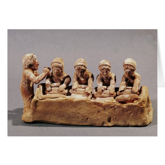 Bakers kneading dough at Thebes (Front Horizontal)