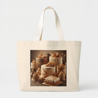 Bakers, Pastry Chefs & Cake Artists – Elegant Large Tote Bag