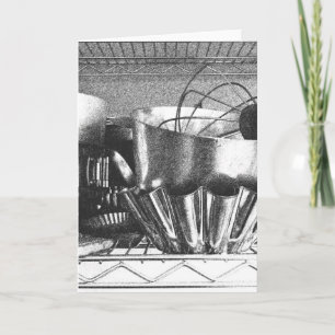 Baker's Rack Blank Note Card