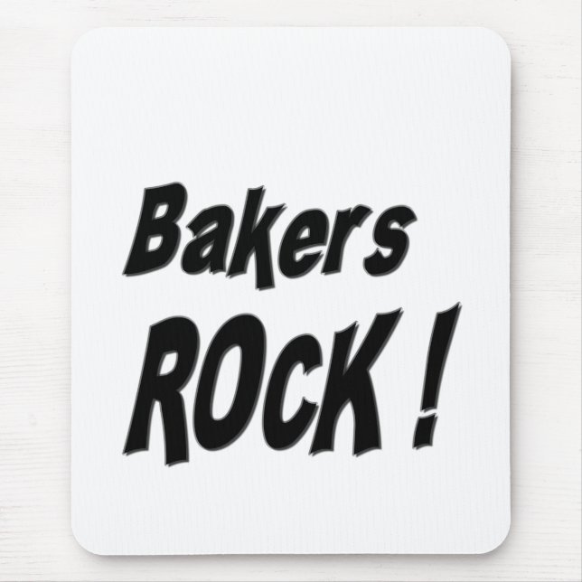 Bakers Rock! Mousepad (Front)