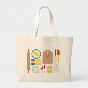 Baker's Supplies Large Tote Bag