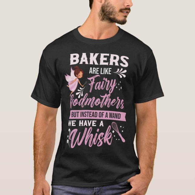 bakers sweet tooth muffin Fairy cookie baking T-Shirt (Front)