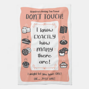 Baker's Tea Towel Gift (Peach)