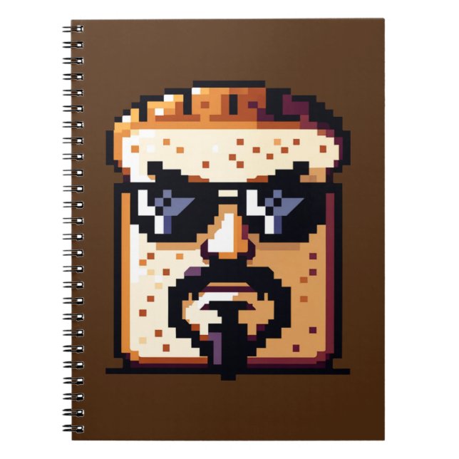 Baker's Thug Life - Unique Bread Making Art Notebook (Front)