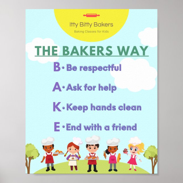 Baker's Way Poster  (Front)
