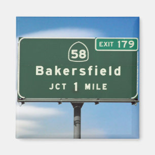 Bakersfield Exit Magnet