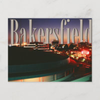 Bakersfield Skyline with Bakersfield in the Sky