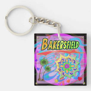 Bakersfield True Progress Keychain