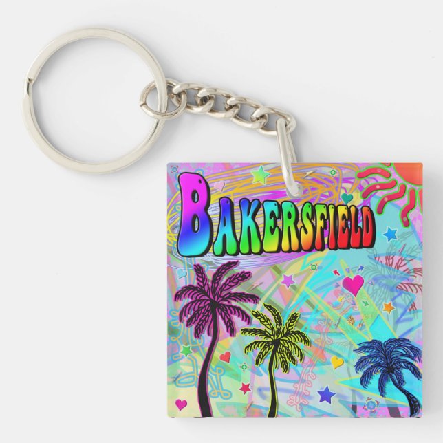 Bakersfield Vivid Romance Keychain (Front)