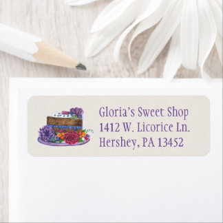 Bakery Address Labels for Pastry Chef Bake Shop