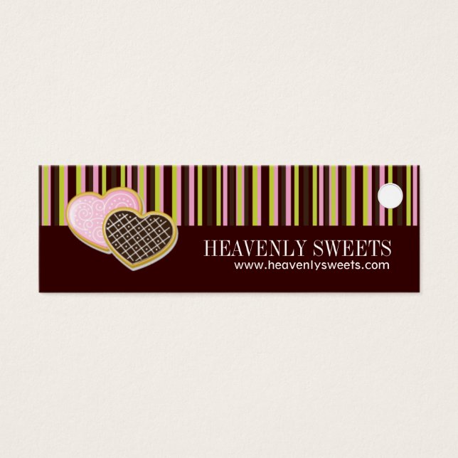 Bakery and Cupcake Packaging Tags (Front)