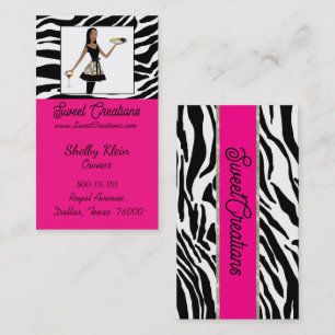 Bakery and Deli African American Diva  Business Card