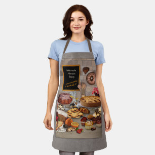 Bakery Apron with your Name on the Chalkboard