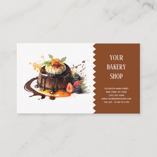 Bakery Bake business card (Front)