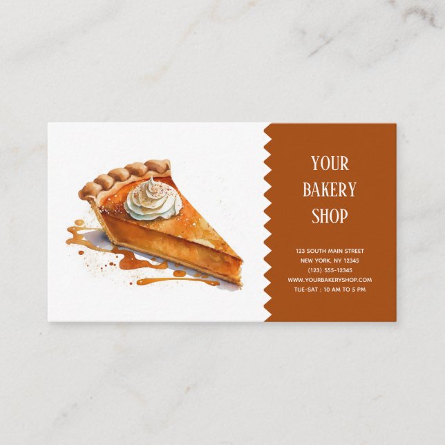 Bakery Bake business card (Front)